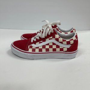 Red & White Checkerboard Vans